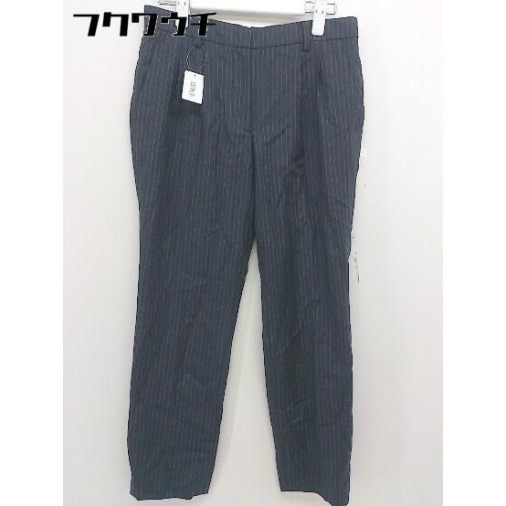◇ INCOTEX インコテックス ストライプ パンツ サイズ38 ネイビー ベージュ レディース 【中古】 【1112030003858】