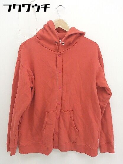 ◇ URBAN RESEARCH DOORS スナップボタン スウェット 長袖 パーカー サイズ 40 レッド メンズ 【中古】 【1112020011023】