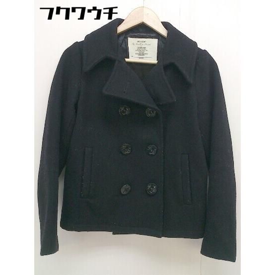 ■ BEAMS BOY × gerald stewart USA製 長袖 P コート ブラック レディース 【中古】 【1112010020745】
