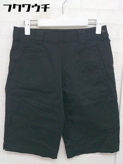 ◇ ELLE エル ストレッチ サイドジップ ハーフパンツ サイズ9 ブラック レディース 【中古】 【1111250007578】