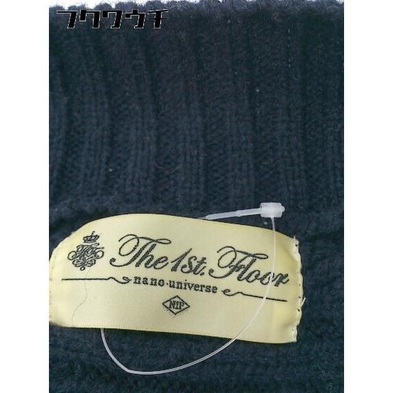 ◇ nano universe The 1st. Floor ザファーストフロアー 長袖 ニット カーディガン サイズF ネイビー ブラック レディース 【1112150000584】 ◇ nano universe The 1st. Floor ザファーストフロアー 長袖 ニット カーディガン サイズF ネイビー ブラック レディース 【1112150000584】
