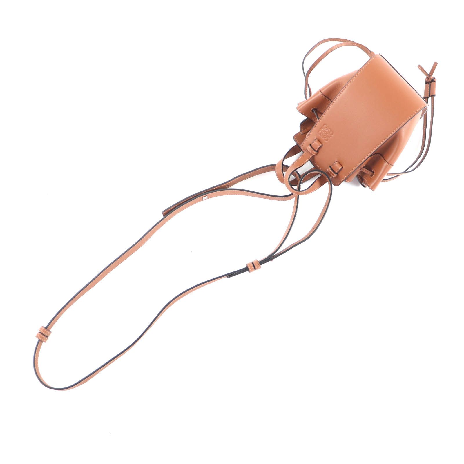 極美品☆LOEWE ロエベ 314.30.V07 ハンモック ドローストリング ミニ 