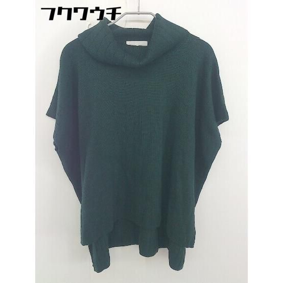 ◇ ◎ Comme ca Mature COMME CA ISM タグ付 フレンチスリーブ ニット セーター サイズF グリーン レディース 【中古】 【1201080000808】