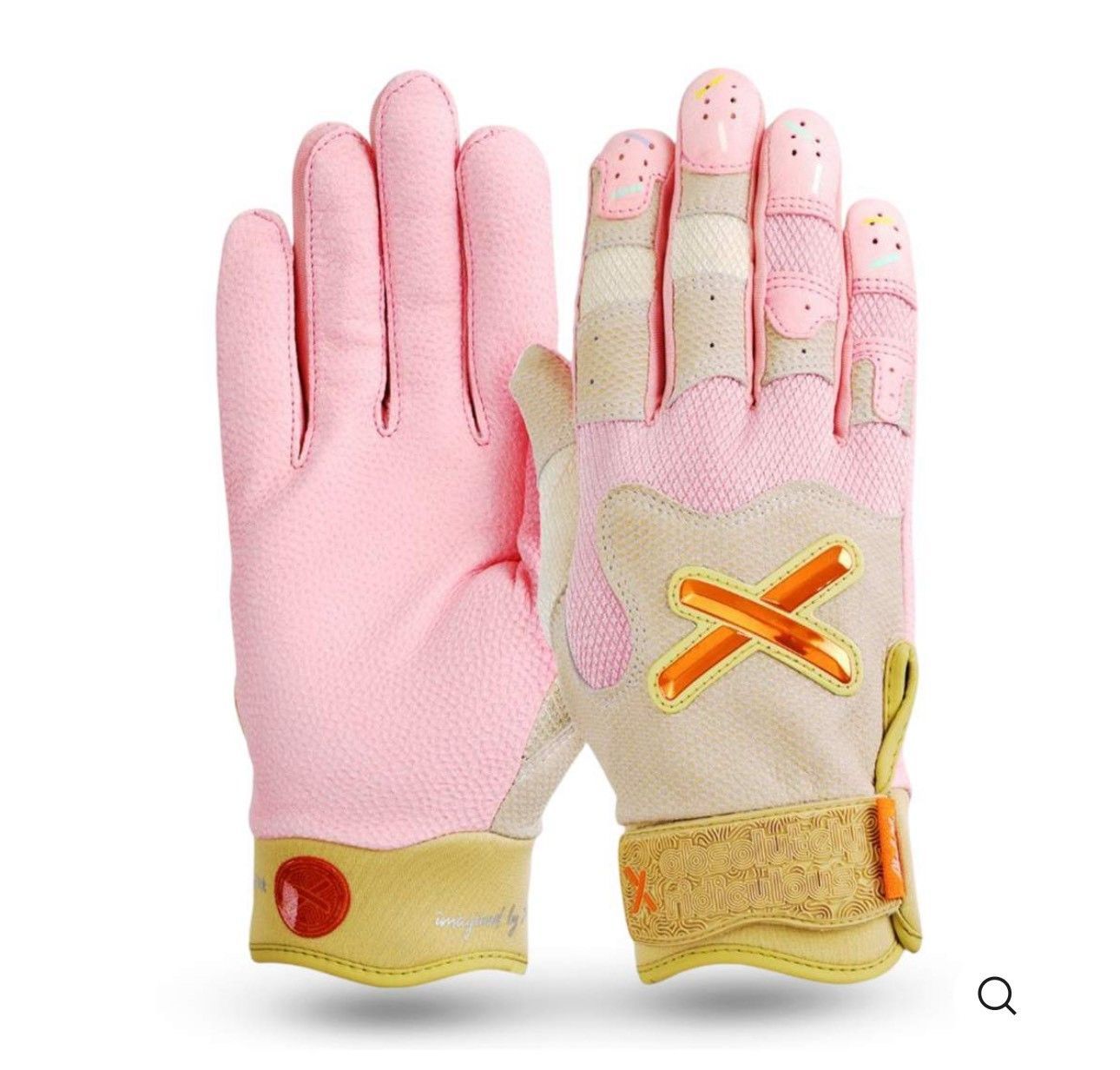 【激レア】アブソルートリー・リディキュラス　Absolutely Ridiculous 限定 バッティンググローブ 野球用 海外モデル strawberry ice crcam batting gloves
