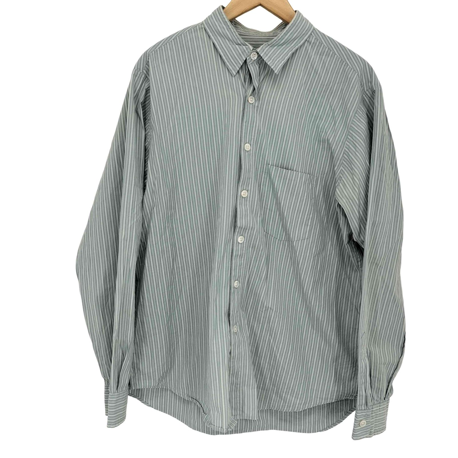 スティーブンアラン Steven Alan 100/2 POPLIN REVERSE SEAM SHIRT 