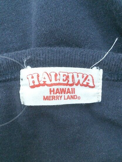 ◇ HALEIWA ハレイワ プリント 半袖 Tシャツ カットソー サイズF ネイビー レディース 【中古】 【1206240011328】 ◇ HALEIWA ハレイワ プリント 半袖 Tシャツ カットソー サイズF ネイビー レディース 【中古】 【1206240011328】