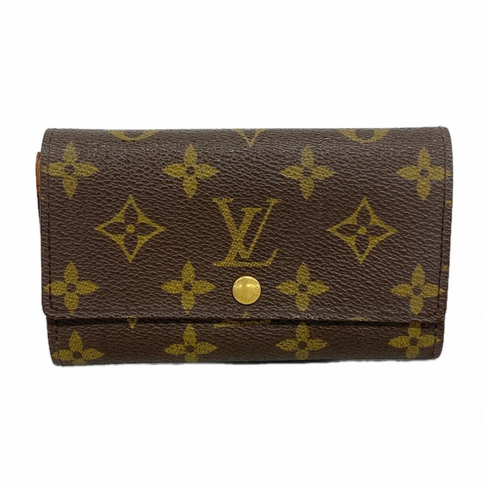ルイ・ヴィトン(Louis Vuitton) ルイ・ヴィトン 財布・コインケース モノグラム ポルトモネジップ M61735 ブラウンメンズ レディース