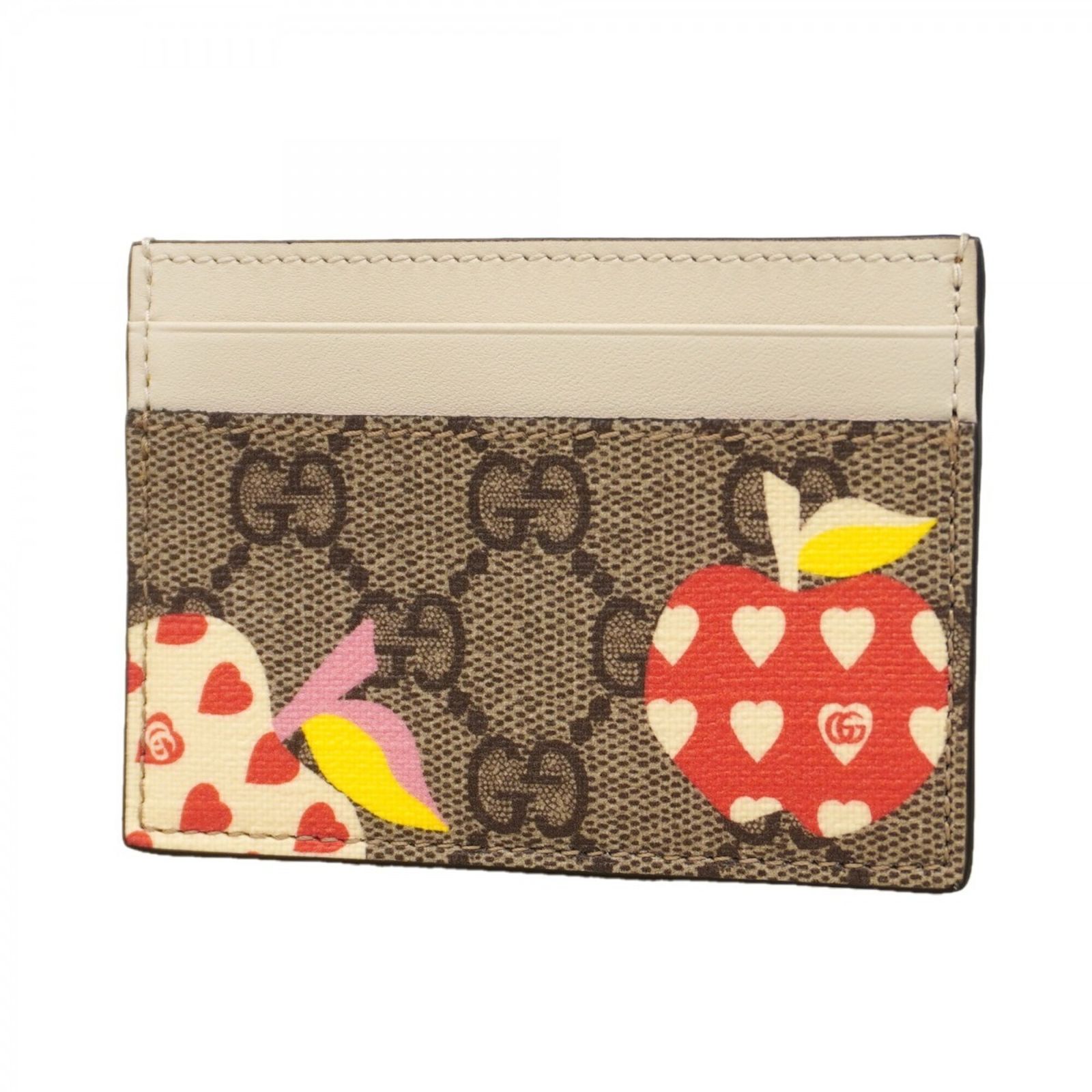 グッチ(Gucci) グッチ 名刺入れ・カードケース GGキャンバス アビー 663923 ブラウン ホワイトレディース