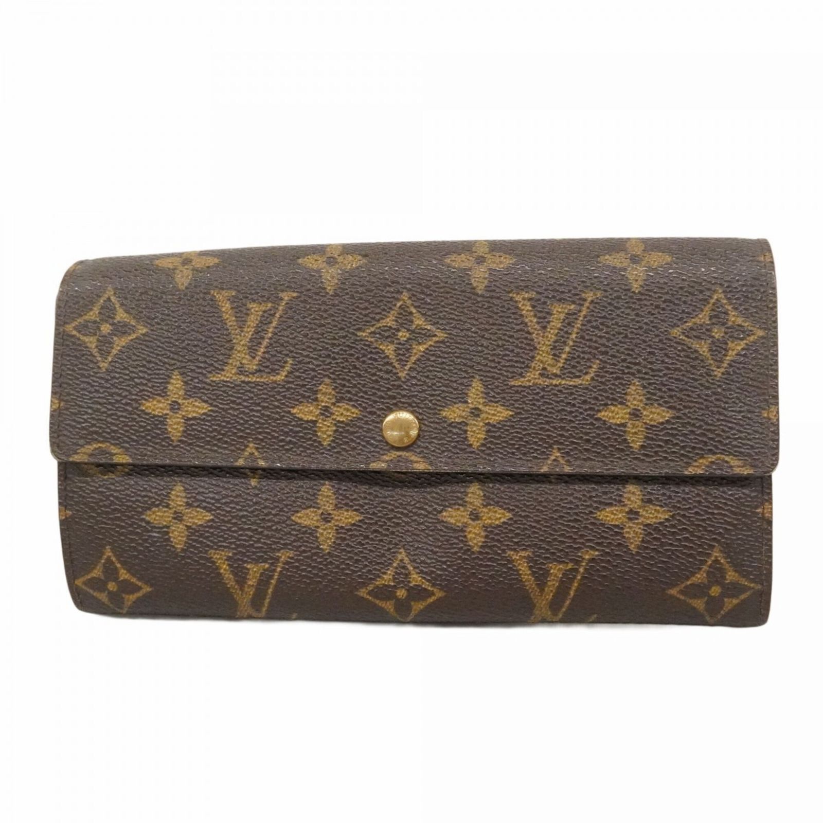 ルイ・ヴィトン(Louis Vuitton) ルイ・ヴィトン 長財布 モノグラム ポルトモネクレディ M61726 ブラウンレディース