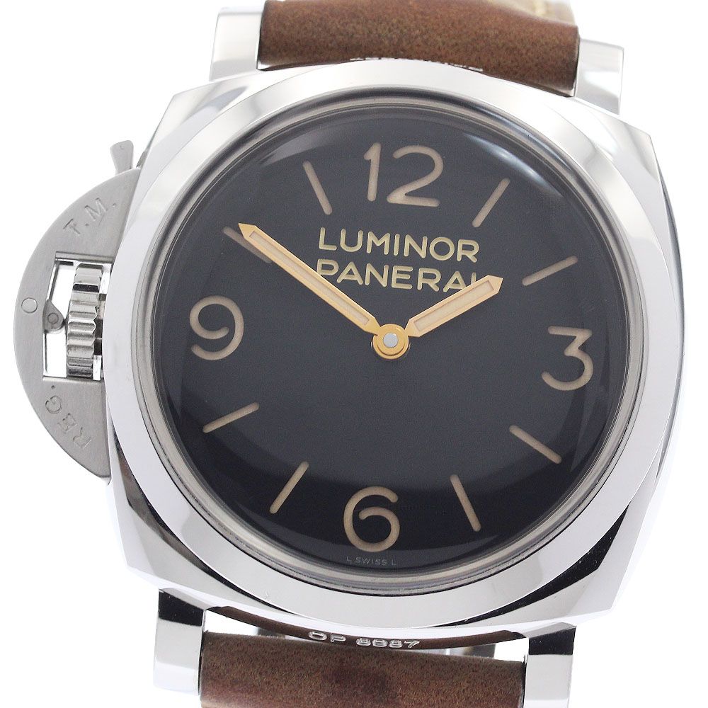 パネライ PANERAI PAM00557 ルミノール1950 レフトハンド 3デイズ 手