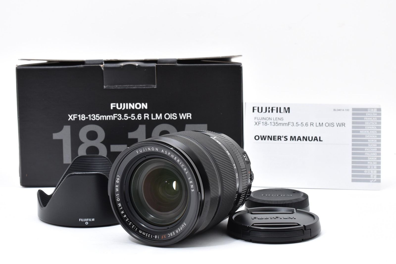 ★良品★ 富士フイルム FUJIFILM XF18-135mm F3.5-5.6 R LM OIS WR Xマウント用 元箱付き ARYM6014 #44