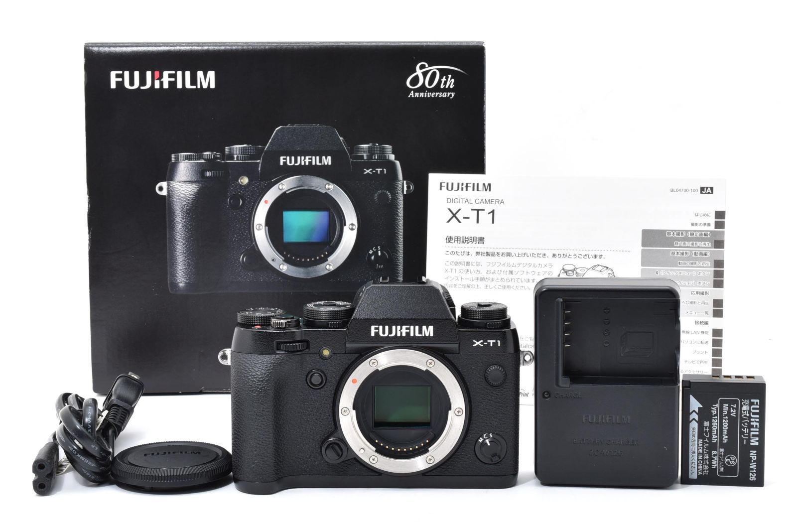 ★良品★ 富士フイルム FUJIFILM X-T1 ブラック 元箱付き ARYM6013 #72
