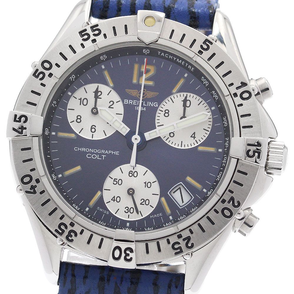 ブライトリング BREITLING A53035 コルト クロノグラフ デイト クォーツ メンズ _959375