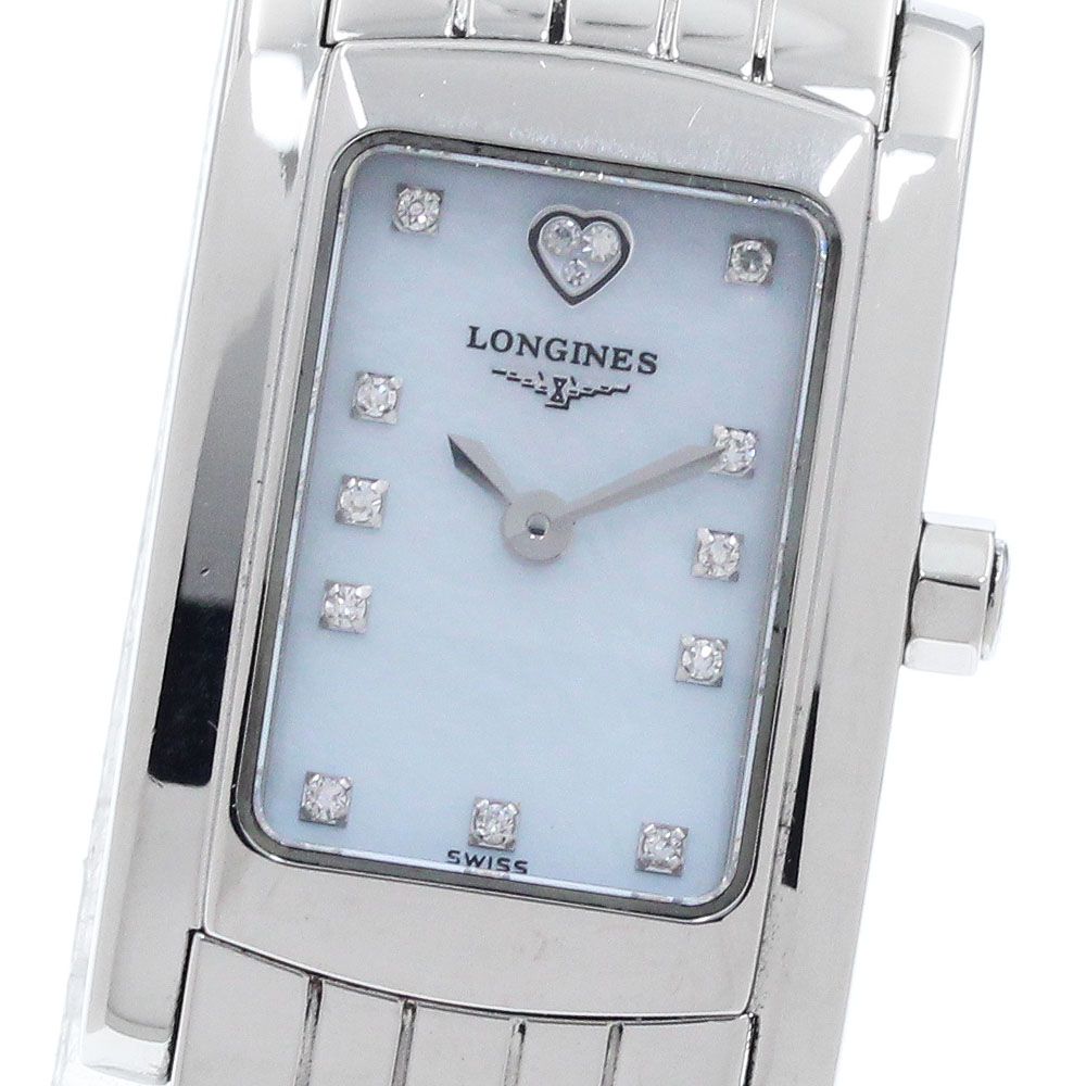ロンジン LONGINES L5.158.4 ドルチェビータ 14Pダイヤモンド クォーツ レディース _957044