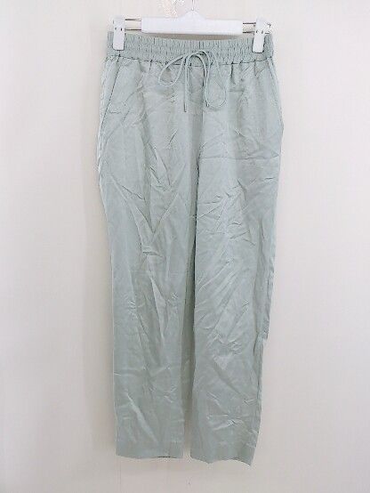 ◇ BEAUTY & YOUTH UNITED ARROWS ウエストゴム テーパードパンツ サイズS ライトグリーン レディース 【中古】 【1207050002025】