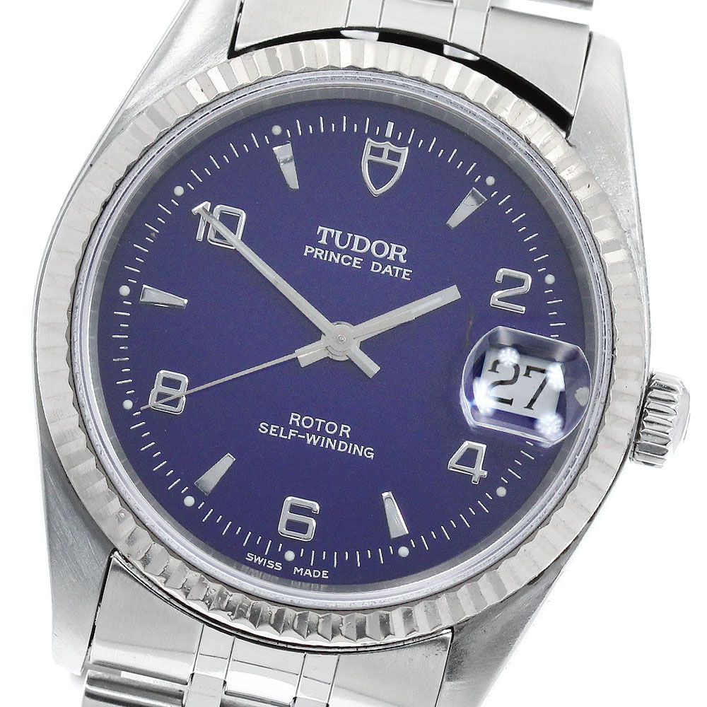 チュードル TUDOR 74034 プリンスデイト WGベゼル 自動巻き メンズ _957025