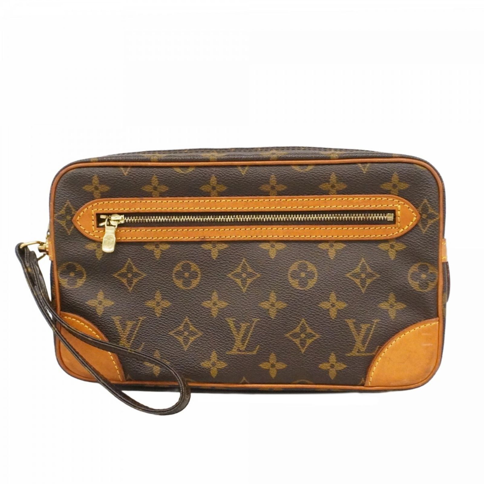 ルイ・ヴィトン(Louis Vuitton) ルイ・ヴィトン クラッチバッグ モノグラム マルリードラゴンヌGM M51825 ブラウンメンズ