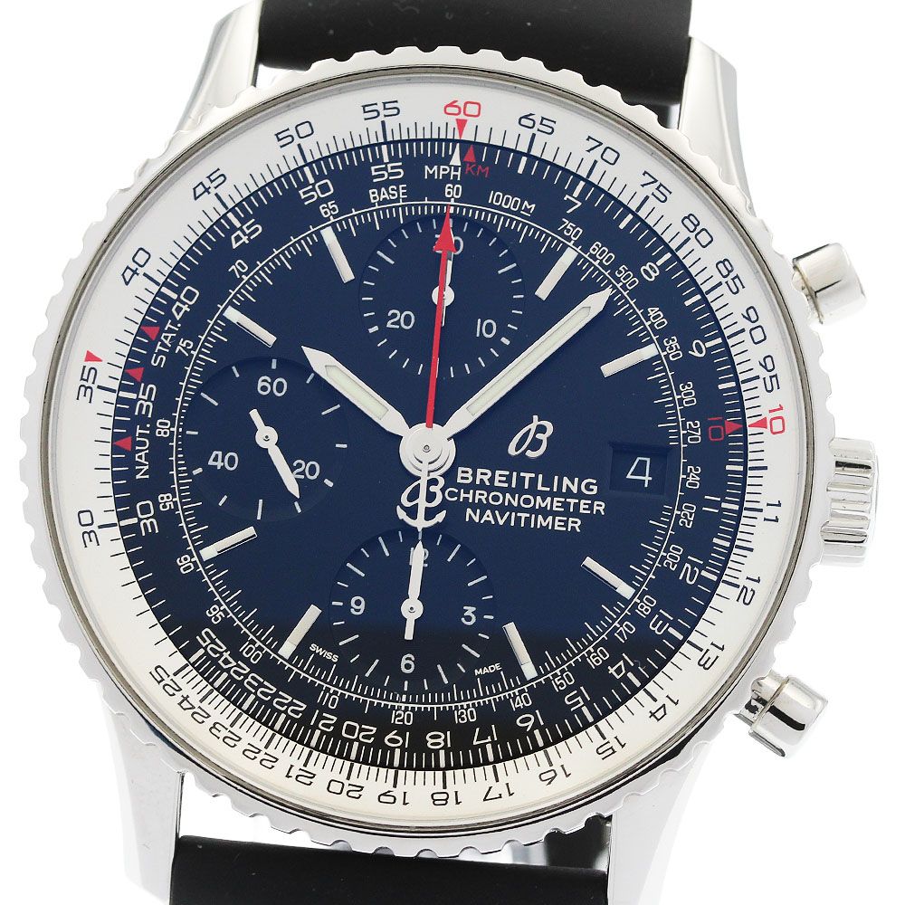 ブライトリング BREITLING A13324 ナビタイマー クロノグラフ 自動巻き メンズ 良品 保証書付き_957938