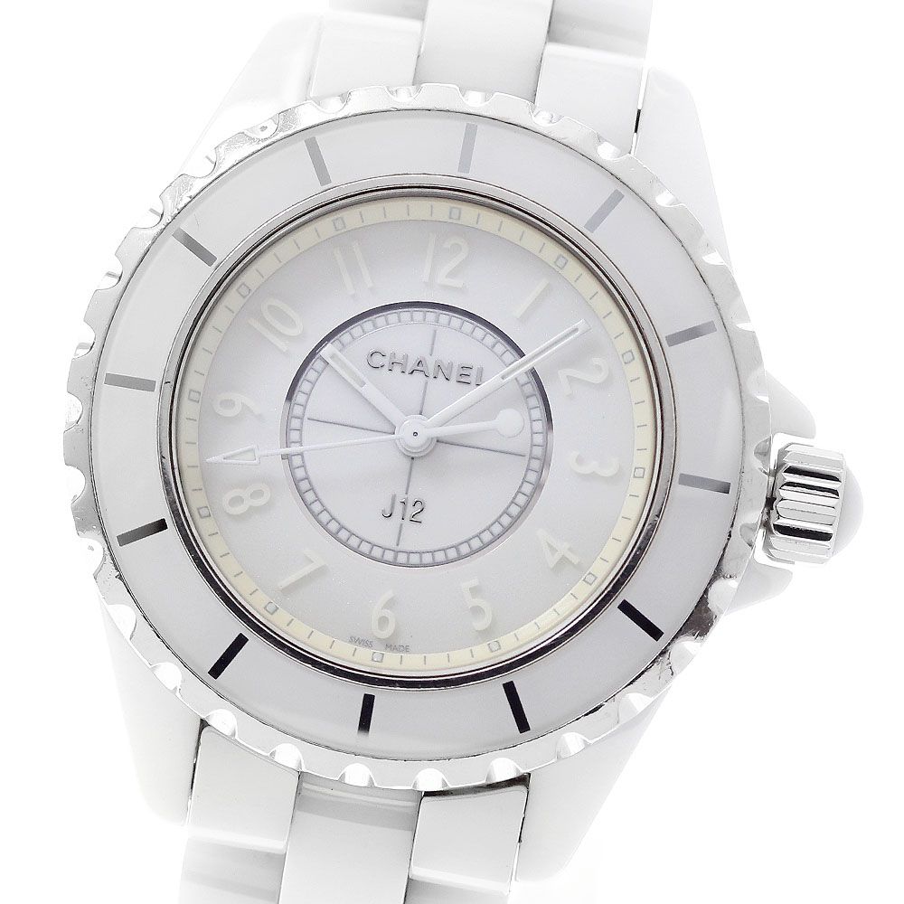 シャネル CHANEL H3442 J12 ホワイトファントム 33MM クォーツ レディース _957091