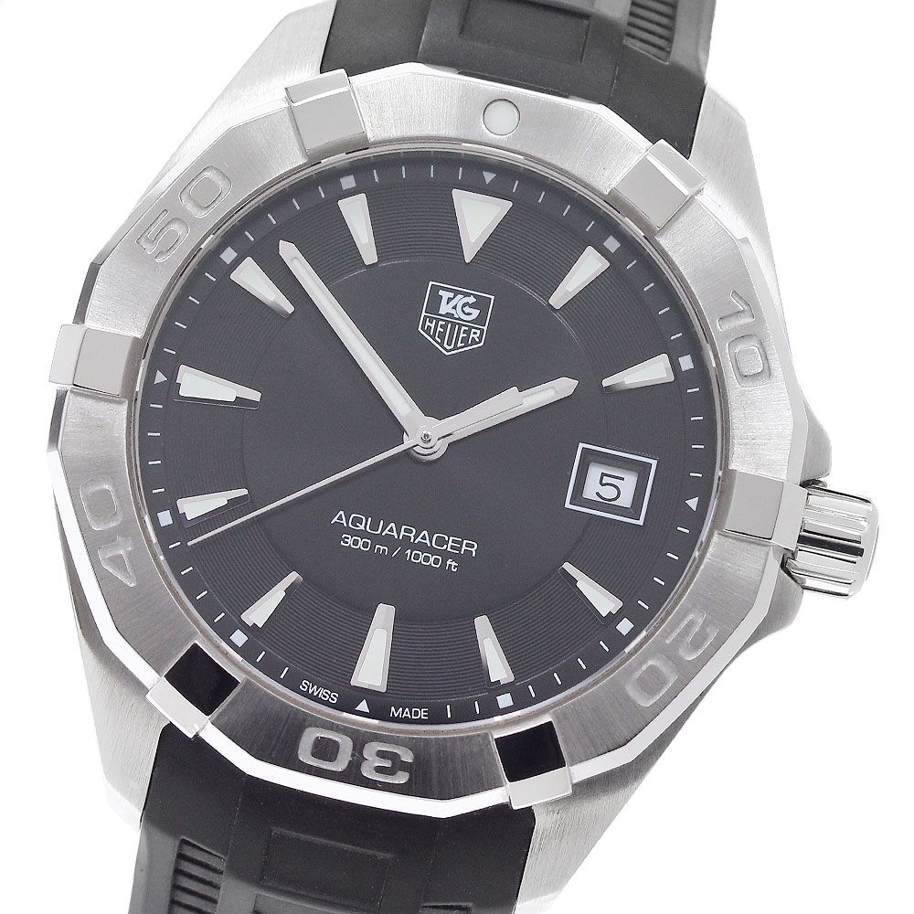 タグホイヤー TAG HEUER WAY1110 アクアレーサー デイト クォーツ メンズ 良品 _957213
