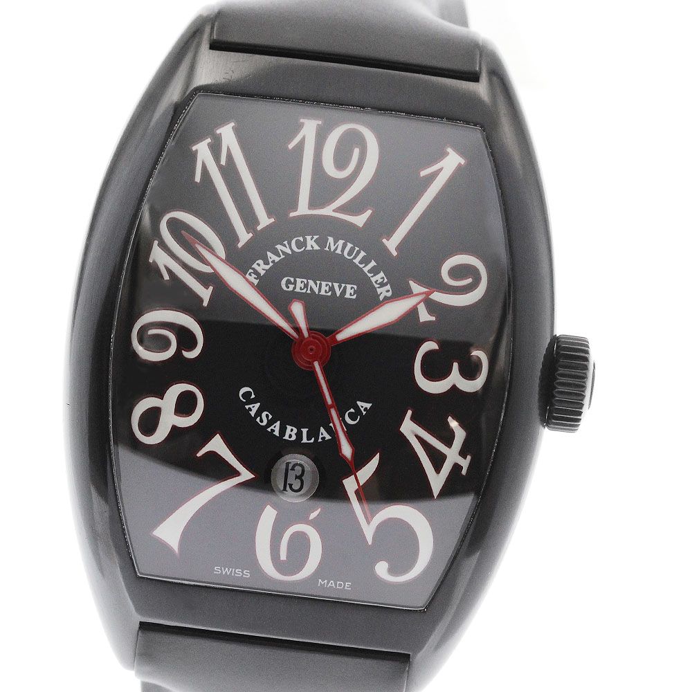 フランクミュラー FRANCK MULLER 8880CDTNR トノーカーベックス カサブランカ デイト 自動巻き メンズ 保証書付き_959381