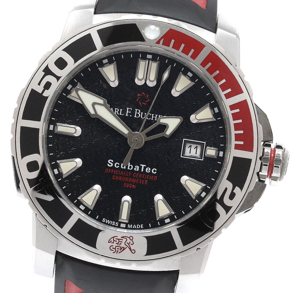 カール F.ブヘラ CARL F.BUCHERER 00.10632.23.33.99 パトラビ スキューバテック SFA 特別モデル 自動巻き メンズ _957053