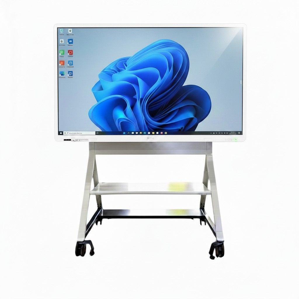 ☆RICOH D6250 Interactive Whiteboard 65型 電子黒板｜タッチ描画OK｜HDMI/VGA/LAN対応｜スタンド付 現状品