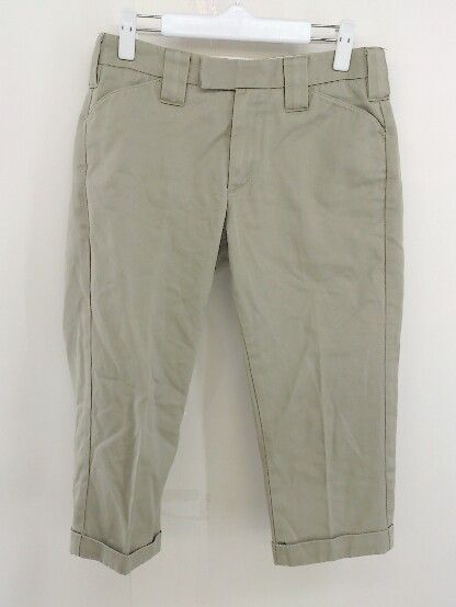◇ Dickies ディッキーズ ロールアップ ワークパンツ サイズM ベージュ レディース 【中古】 【1207050002032】
