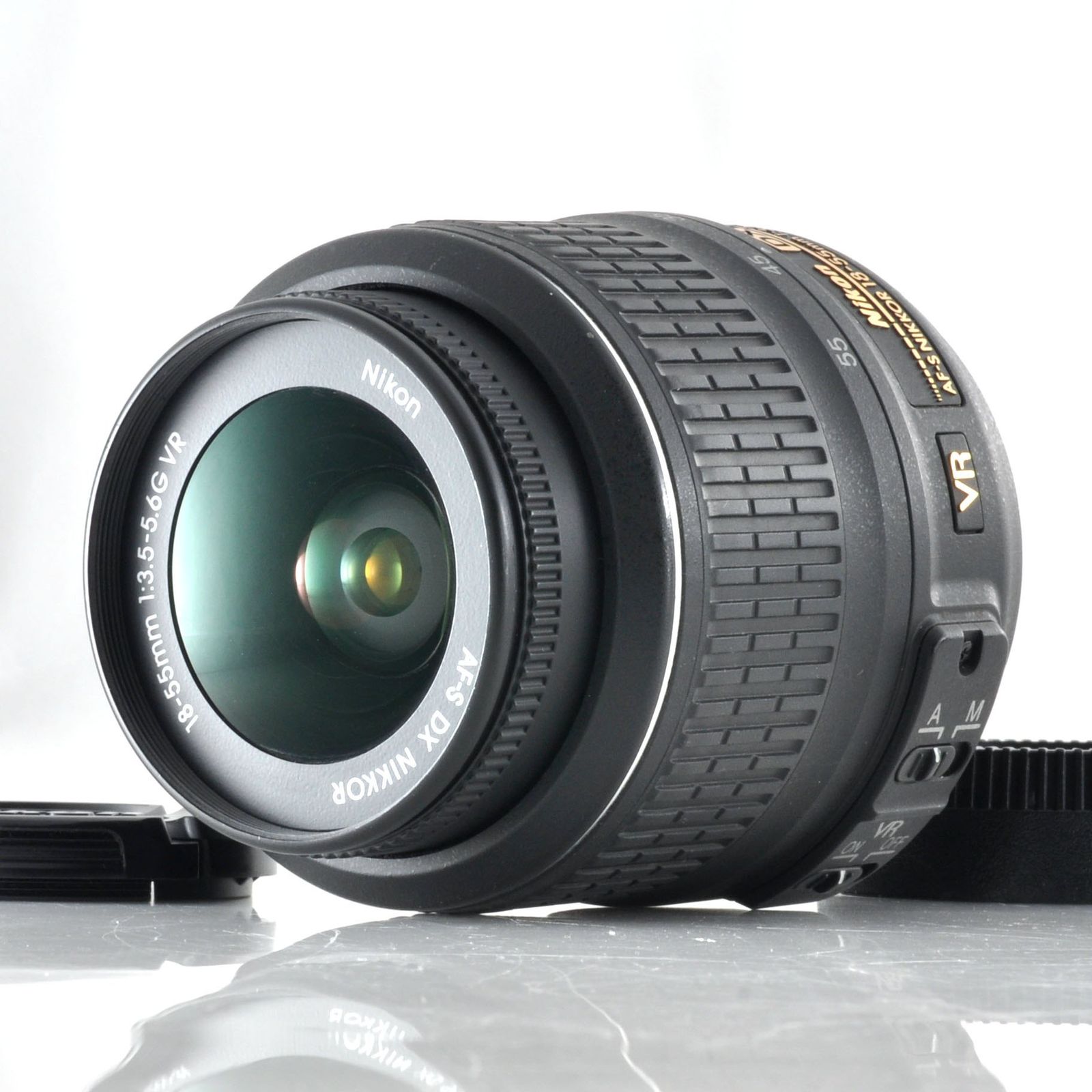 【ニコン】Nikon AF-S DX NIKKOR 18-55mm F3.5-5.6G DX VR オートフォーカス レンズ #T330B