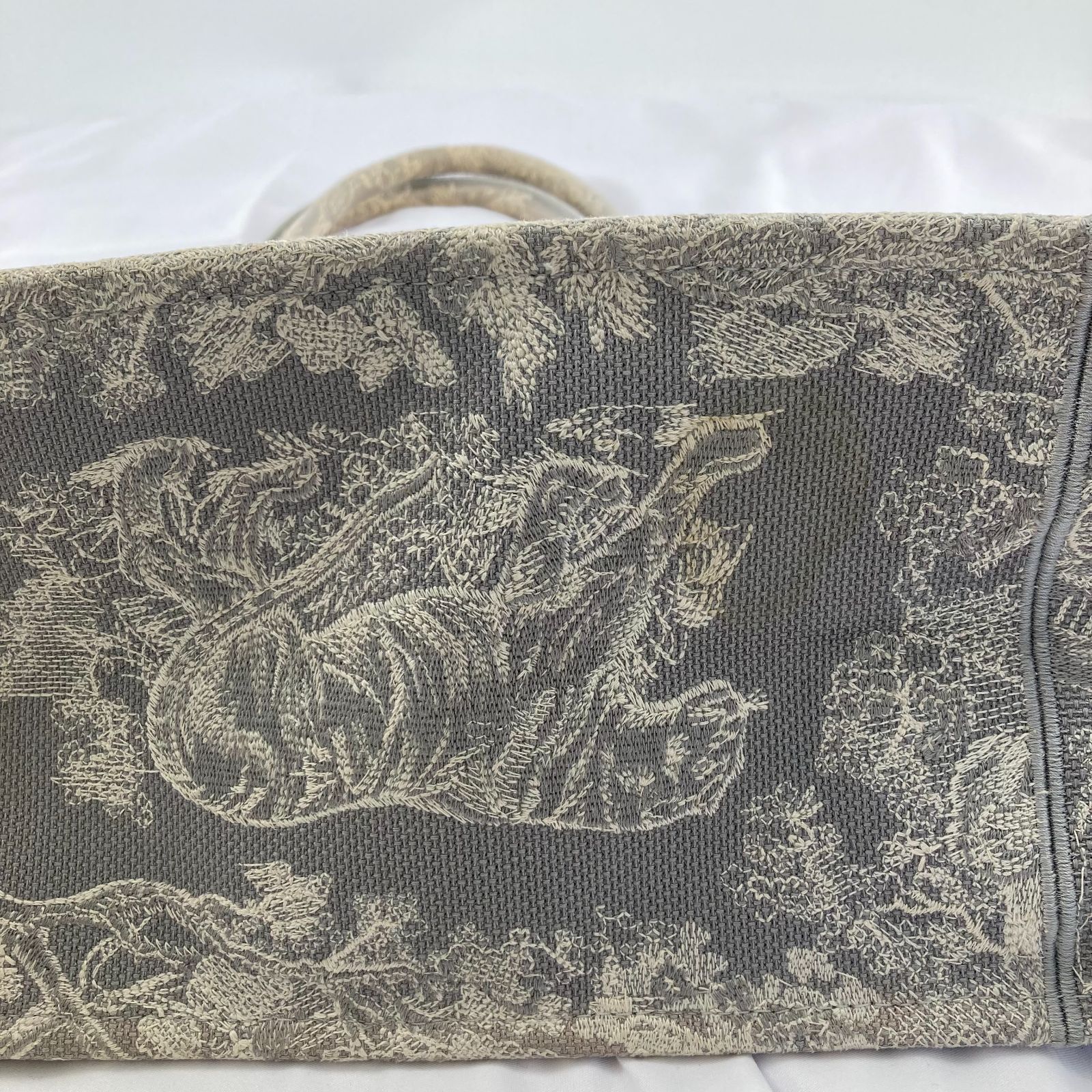 Christian Dior ブックトート ライトグレー 刺繍柄 | BLUEFIRES.CH