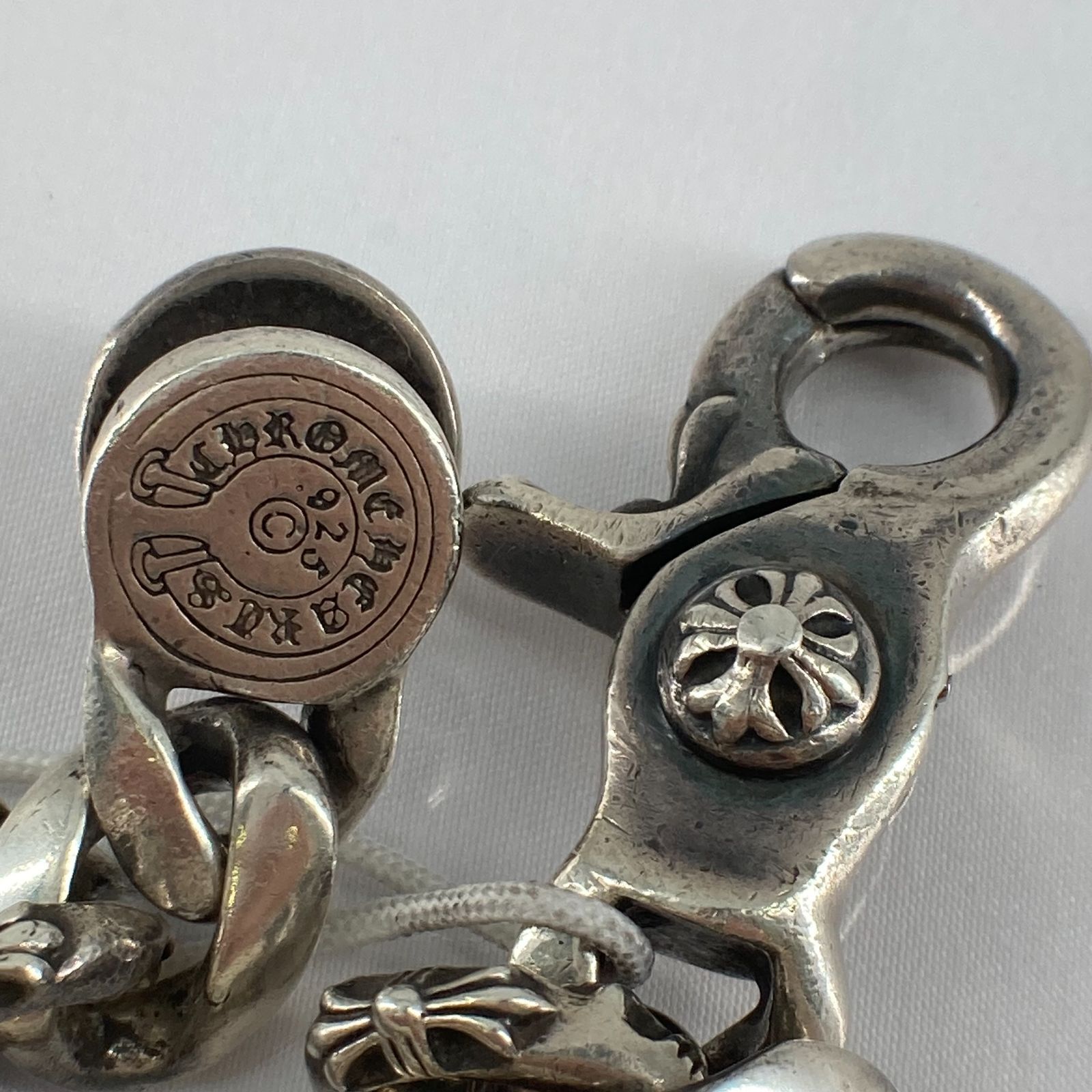 CHROME HEARTS(クロムハーツ) フローラルクロス IDクリップ 