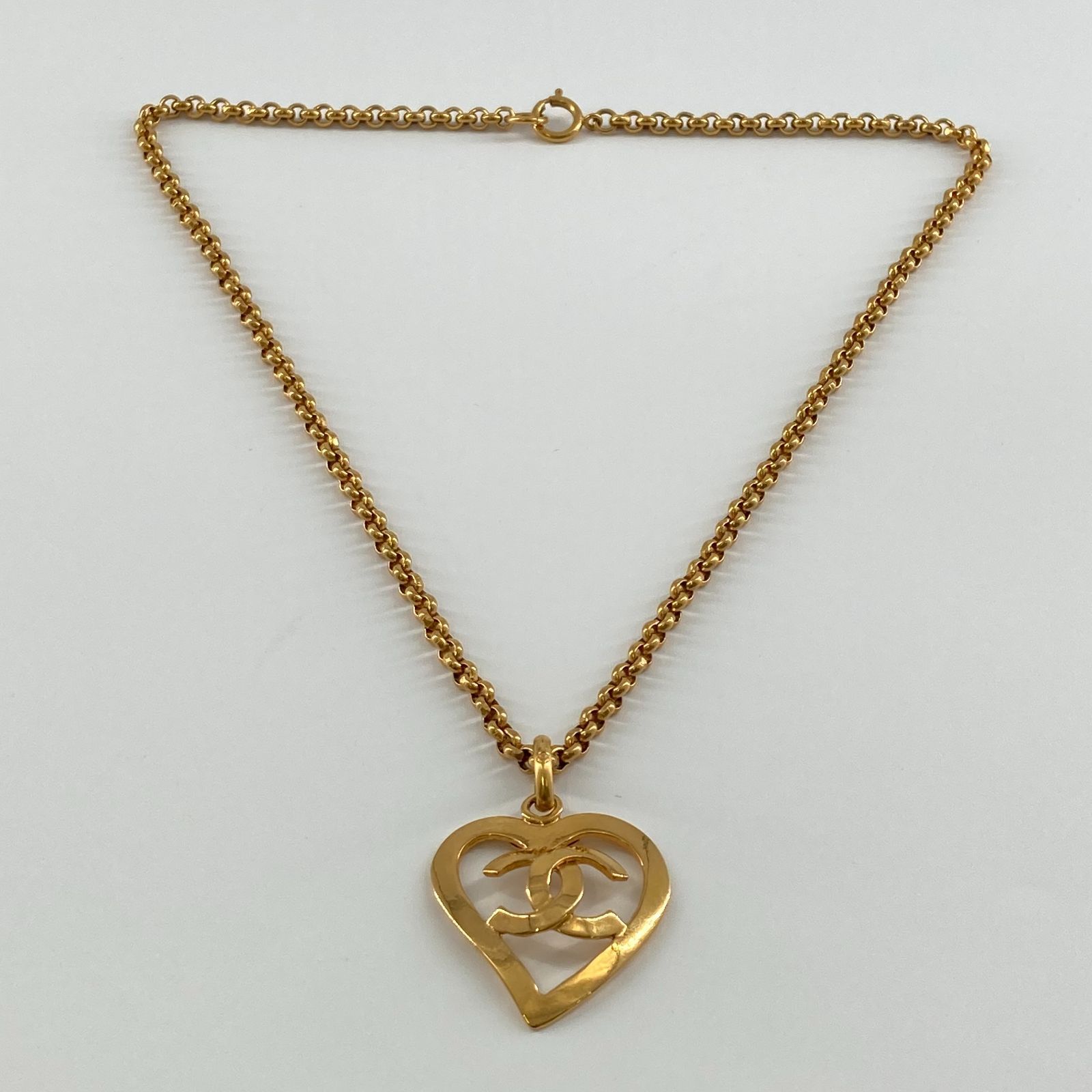 CHANEL（シャネル）ココマーク ハートモチーフ ネックレス 