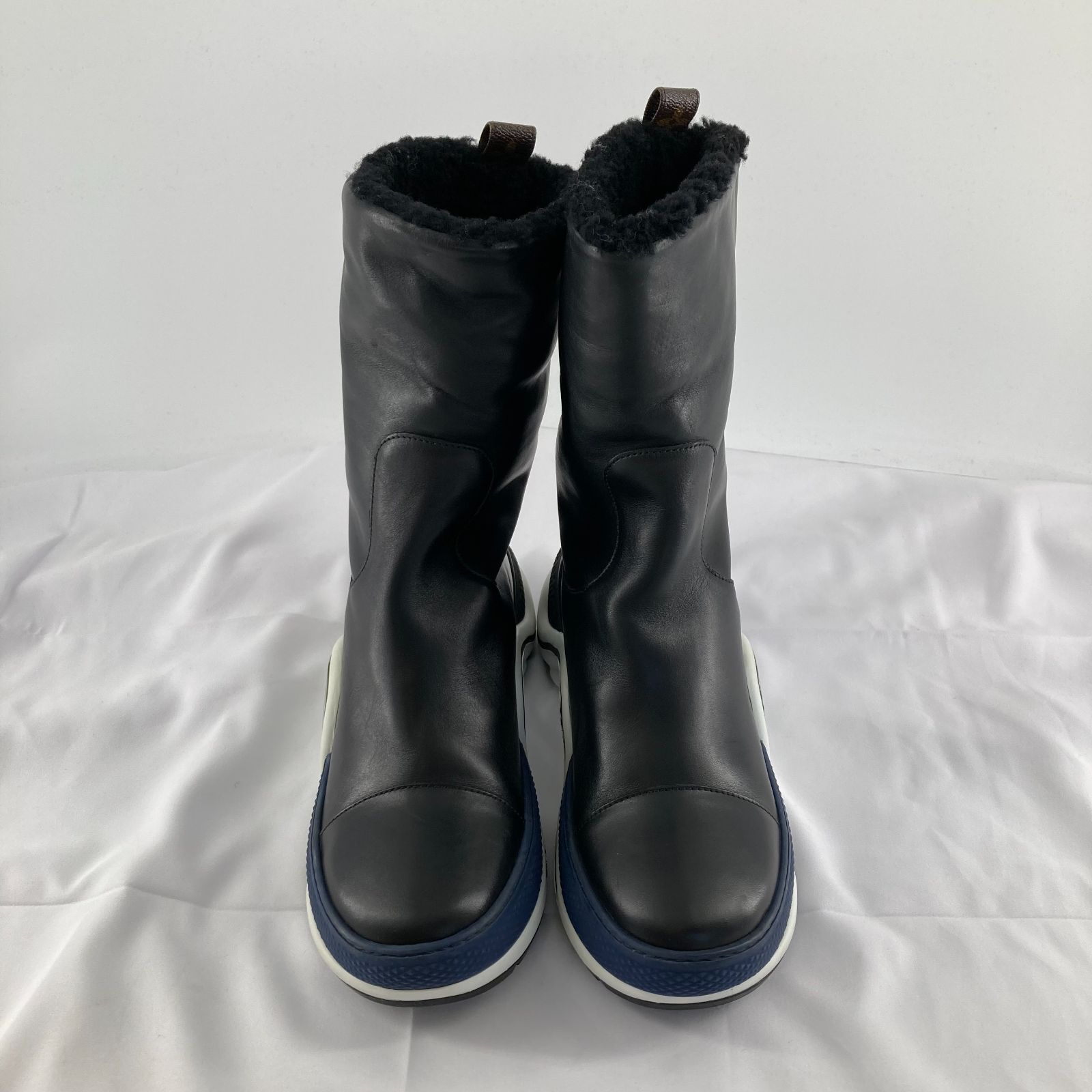 LOUIS VUITTON(ルイヴィトン)　アークライトライン　ボアブーツ　#EU37　ブラック