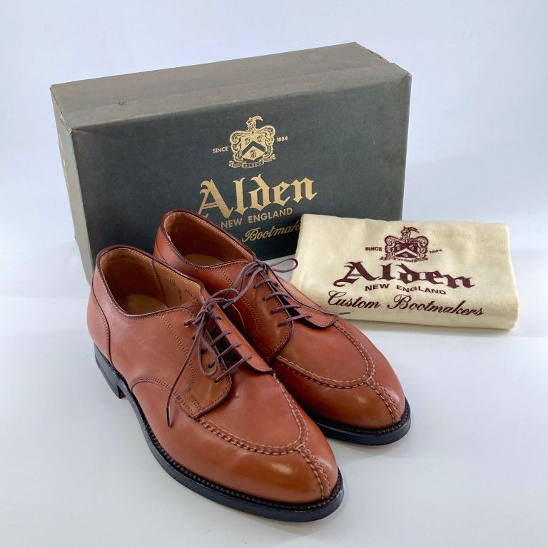 ALDEN（オールデン）　ノルウェージャン　フロント ブラッチャー　＃6.5　ドレスシューズ　ブラウン
