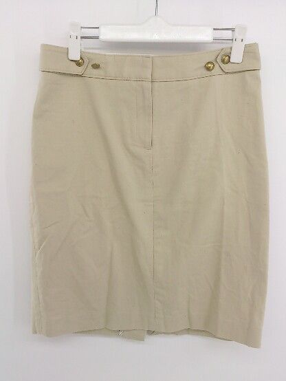 ◇ Brooks Brothers ブルックス ブラザーズ 膝丈 台形 スカート サイズ4 ベージュ レディース 【中古】 【1208230011691】