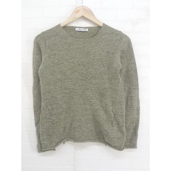 ◇ FORK&SPOON フォーク＆スプーン ウール 長袖 ニット セーター サイズ38 グリーン レディース P 【中古】 【1208240006076】