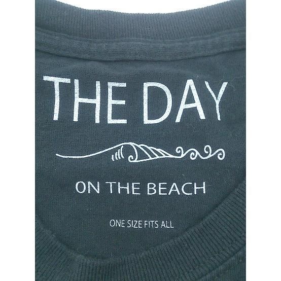 ◇ THE DAY ザデイ コットン 半袖 Tシャツ カットソー サイズONE ネイビー オレンジ レディース P 【中古】 【1208240006007】 ◇ THE DAY ザデイ コットン 半袖 Tシャツ カットソー サイズONE ネイビー オレンジ レディース P 【中古】 【1208240006007】