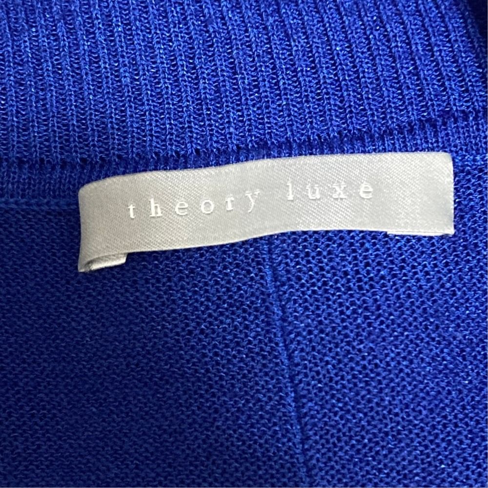 【空さま専用です】【美品】セオリーリュクス　24SS ジップアップブルゾン38号 空さま専用です】【美品】セオリーリュクス 24SS ジップアップブルゾン