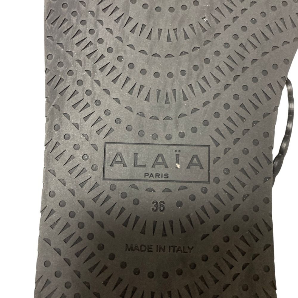 美品 ALAIA アライア プラットフォーム ストラップサンダル サイズ36