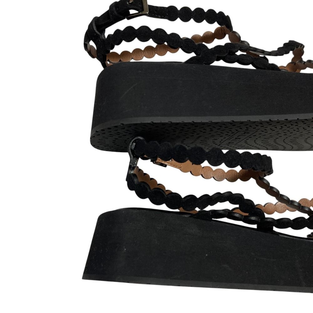 美品 ALAIA アライア プラットフォーム ストラップサンダル サイズ36