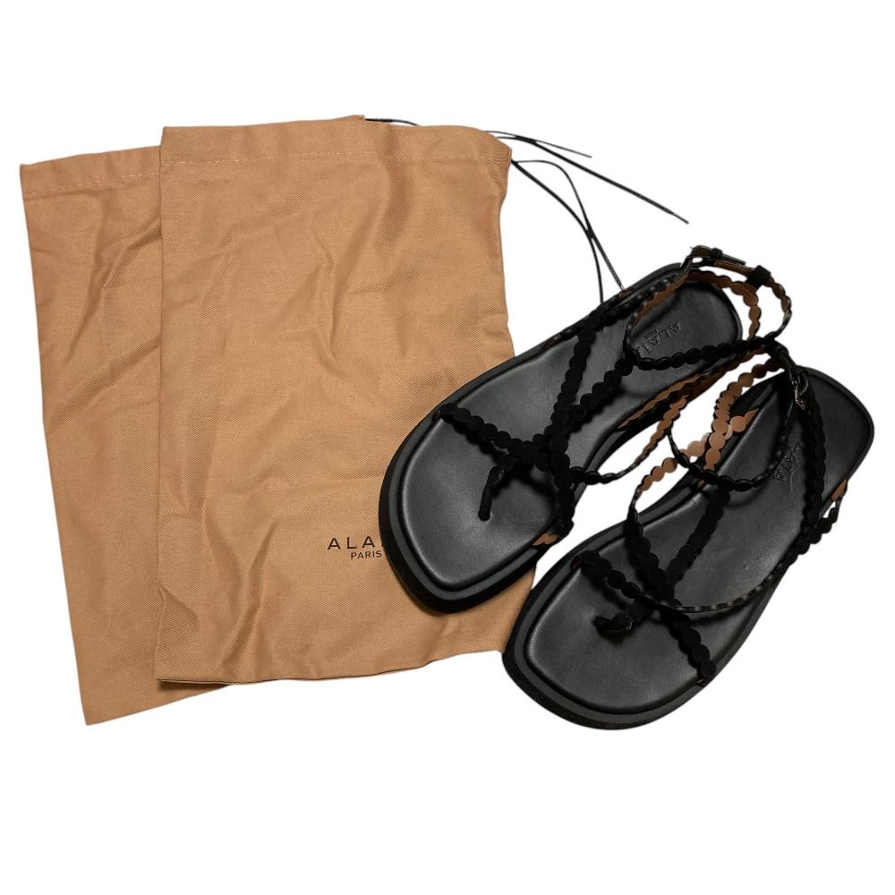 美品 ALAIA アライア プラットフォーム ストラップサンダル サイズ36