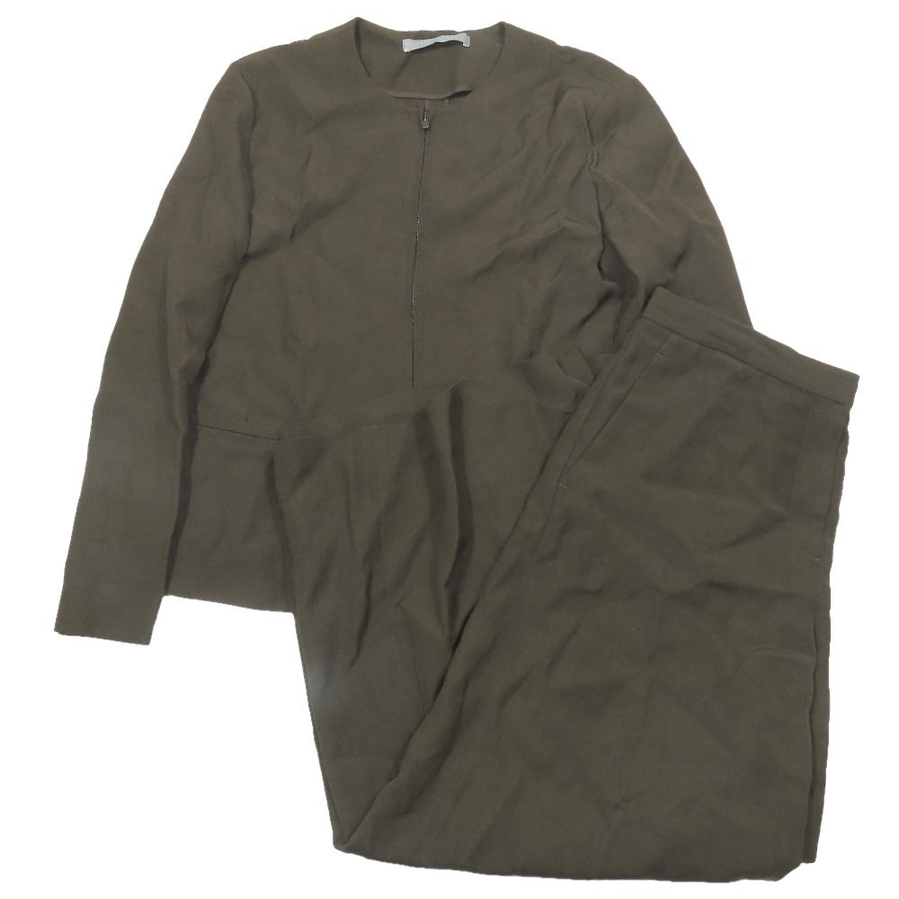 良品 theory luxe セオリーリュクス セットアップ ノーカラー 