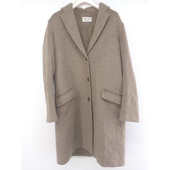 ◇ FREAK'S STORE フリークスストア 長袖 チェスターコート サイズM ブラウン レディース P 【中古】 【1208240009756】