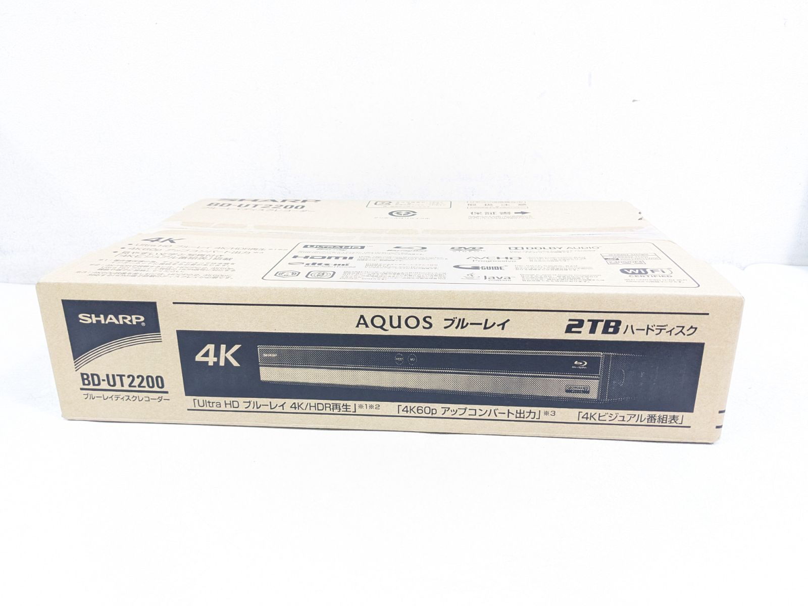 BD-UT2200 AQUOS SHARP ブルーレイレコーダー Sharp Recorder 2TB Good