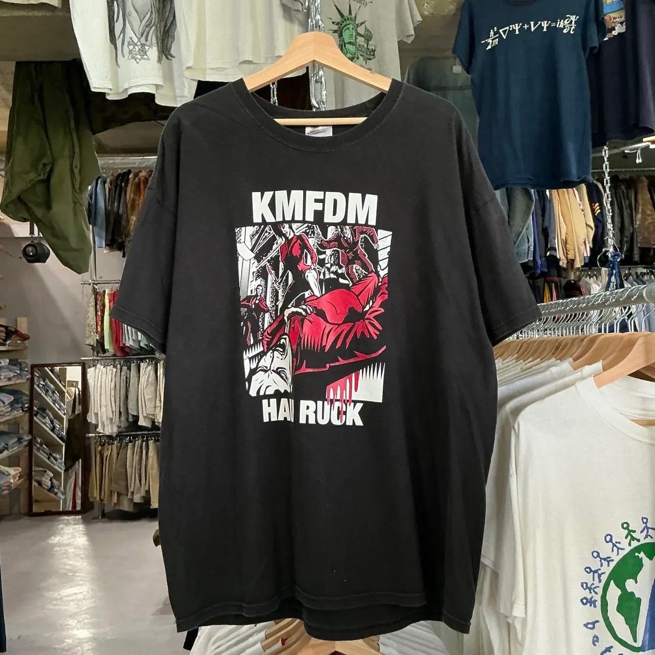 00s Hanes KMFDM Tee ヘインズ Tシャツ