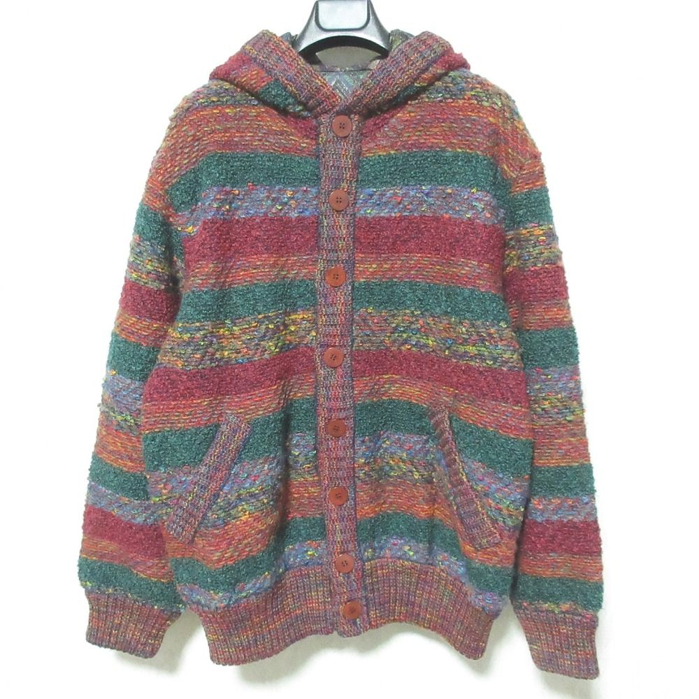 Missoni ニット 50 美品 MISSONI ミッソーニ ミックスツイード ウール 