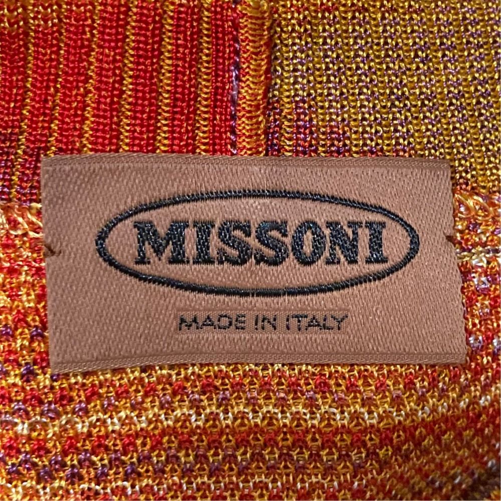 美品 MISSONI ミッソーニ 総柄 ニット プルオーバー セーター サイズ48