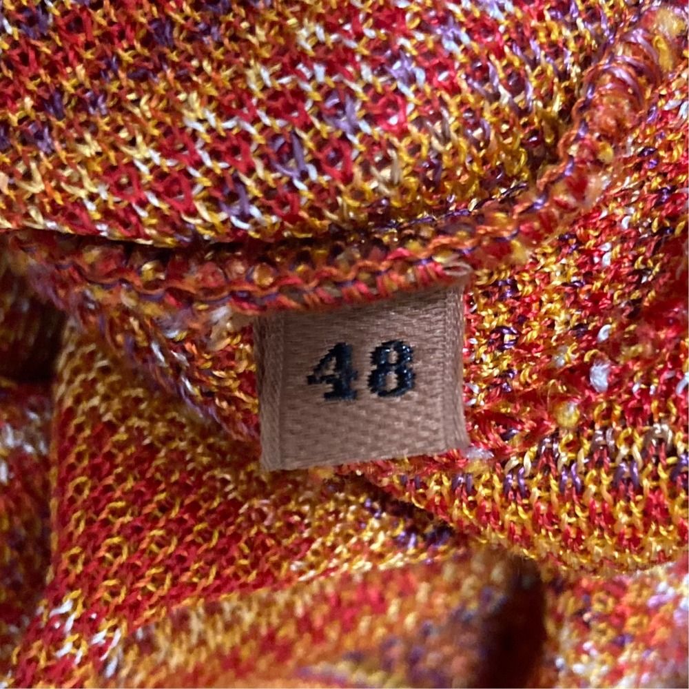 美品 MISSONI ミッソーニ 総柄 ニット プルオーバー セーター サイズ48