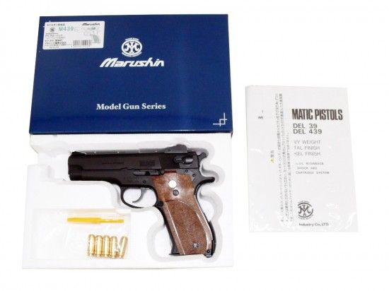 [マルシン] S&W M439 HW 黒染め 発火モデルガン (中古ランクAトイガン)