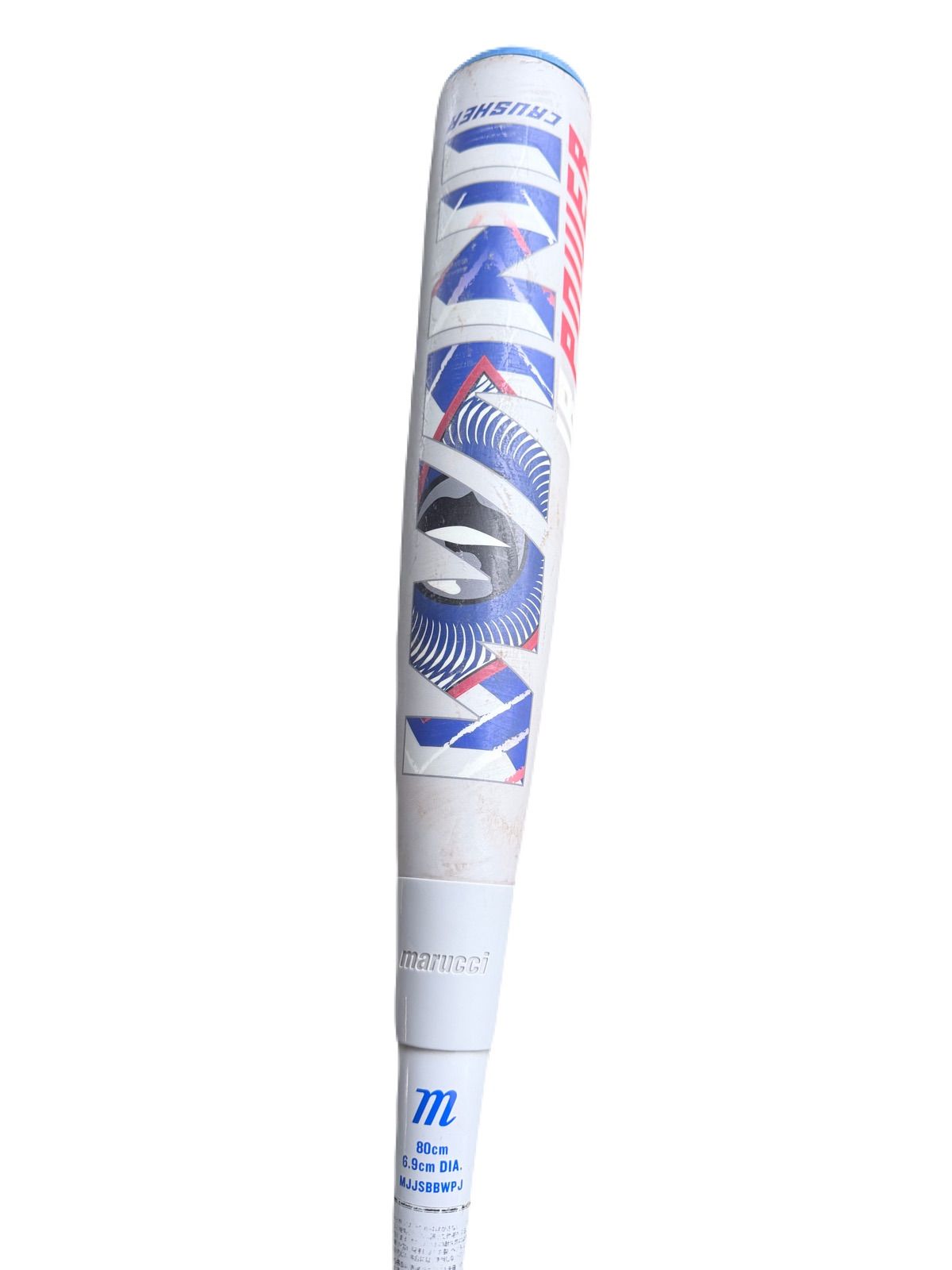 marucci ワニクラッシャー 少年軟式 バット 80cm ホワイト系 おまけに